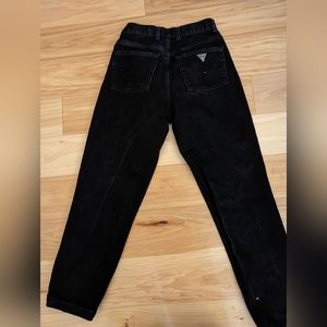 True Vintage Guess Jeans, High Rise, Straight Leg, Crop